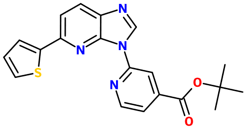 (image for) MC004440 tert-Butyl 2-[5-(thiophen-2-yl)-3H-imidazo[4,5-b]pyridin-3-yl]pyridine-4-carboxylate
